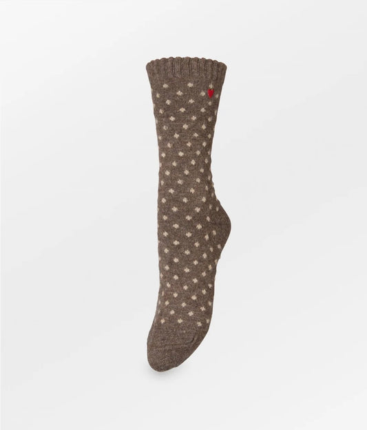 Dotted Wola Sock
