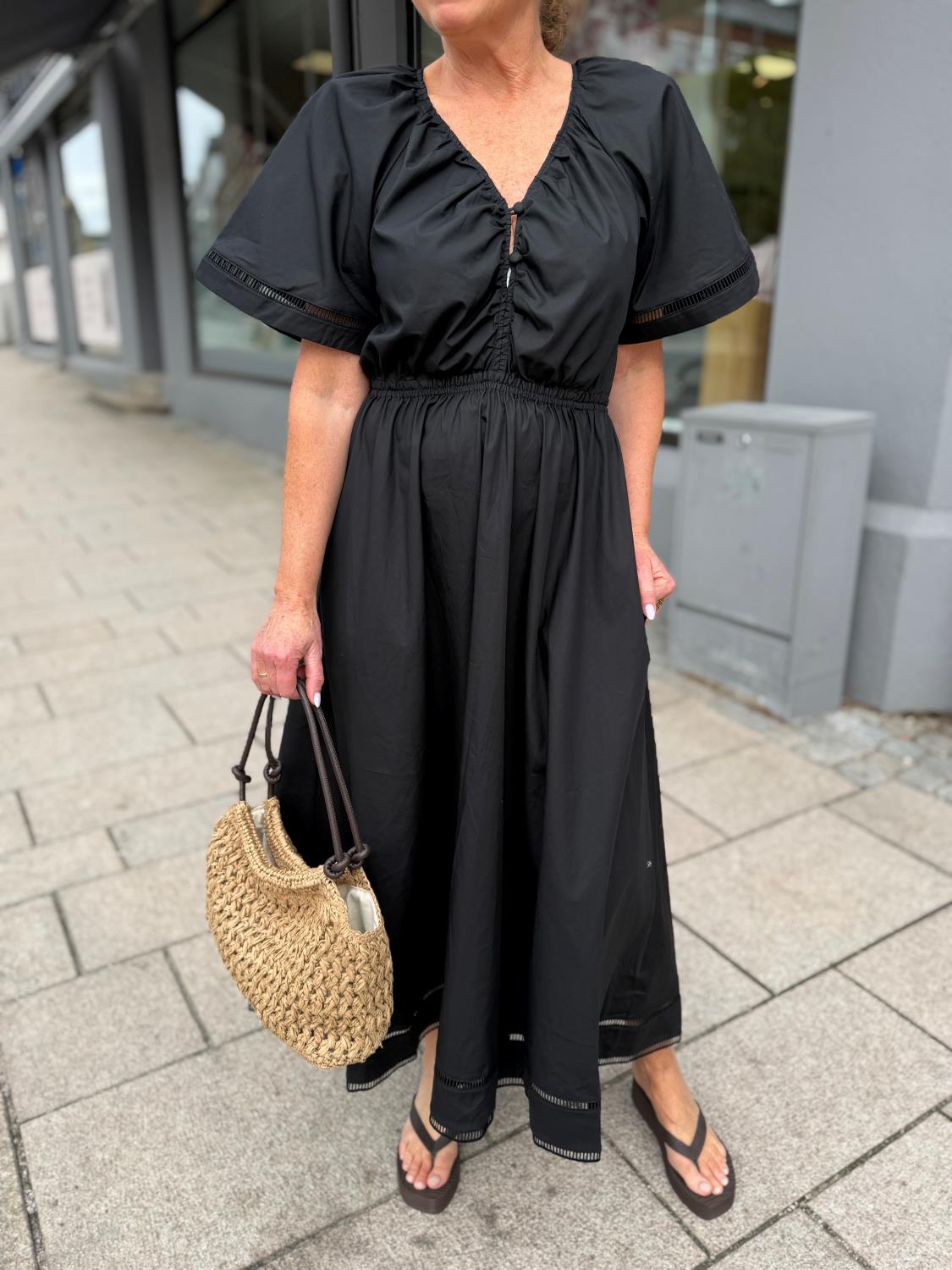 FIOLA POPLIN DRESS