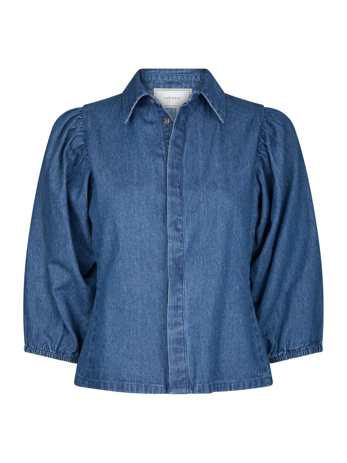 WANDANA DENIM BLOUSE