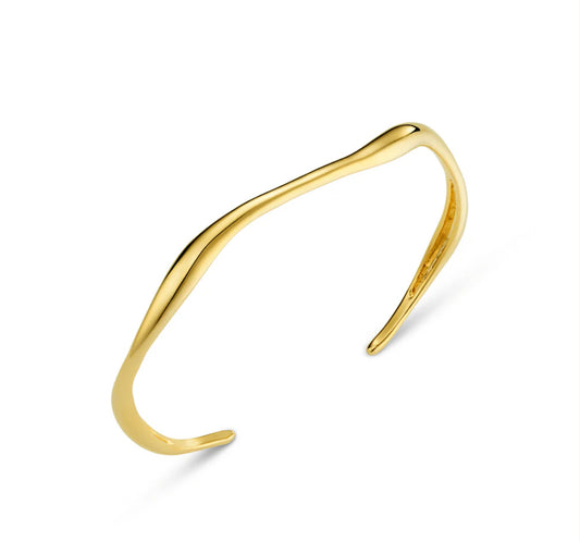 Fine Wave Bangle