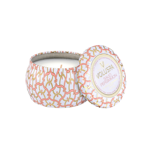 Mini Tin Candle Saijo Persimmon