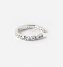 Pave Silver Earcuff