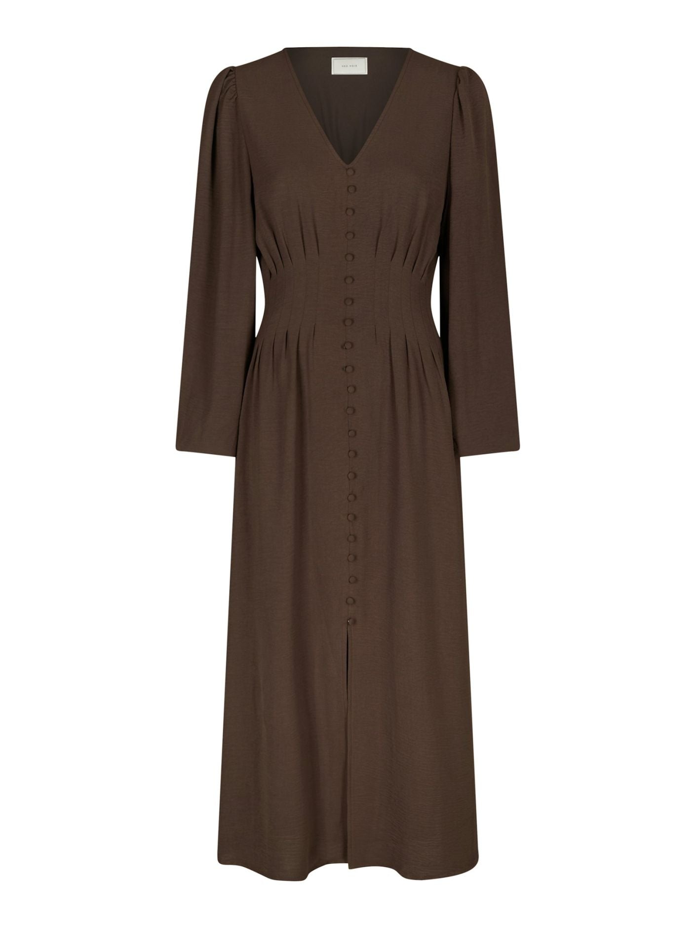ANNELIE SOLID CREPE DRESS