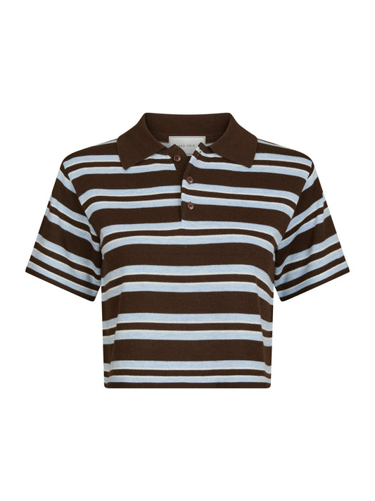 MULANN POLO KNIT BLOUSE