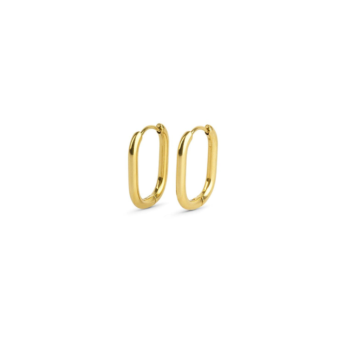 Pernille - Hoop Earrings Stainless Steel - Gold