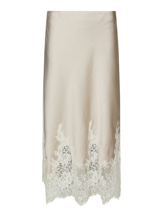 YELINA HEAVY SATEEN SKIRT