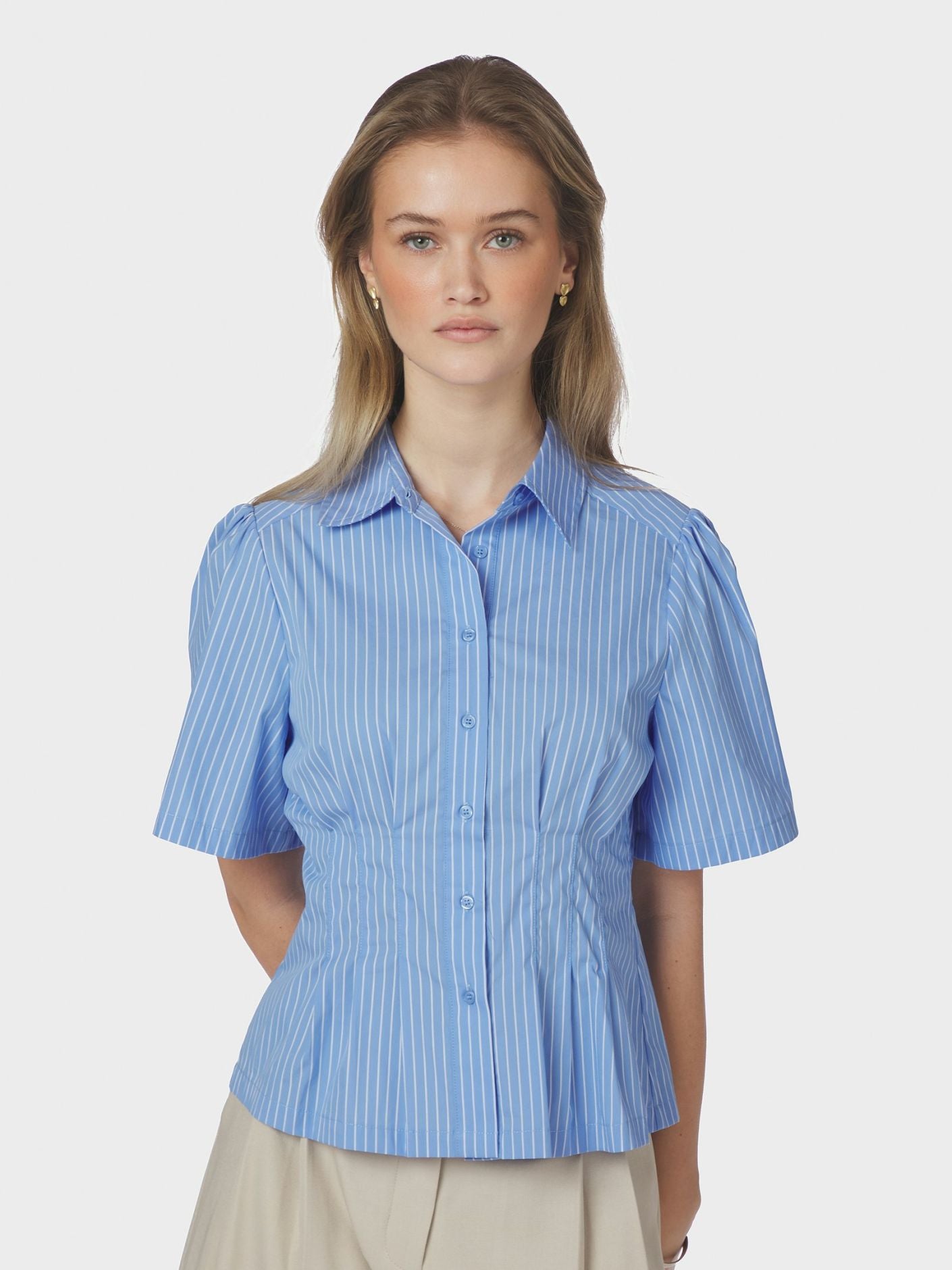 BALARA STRIPE POPLIN SHIRT