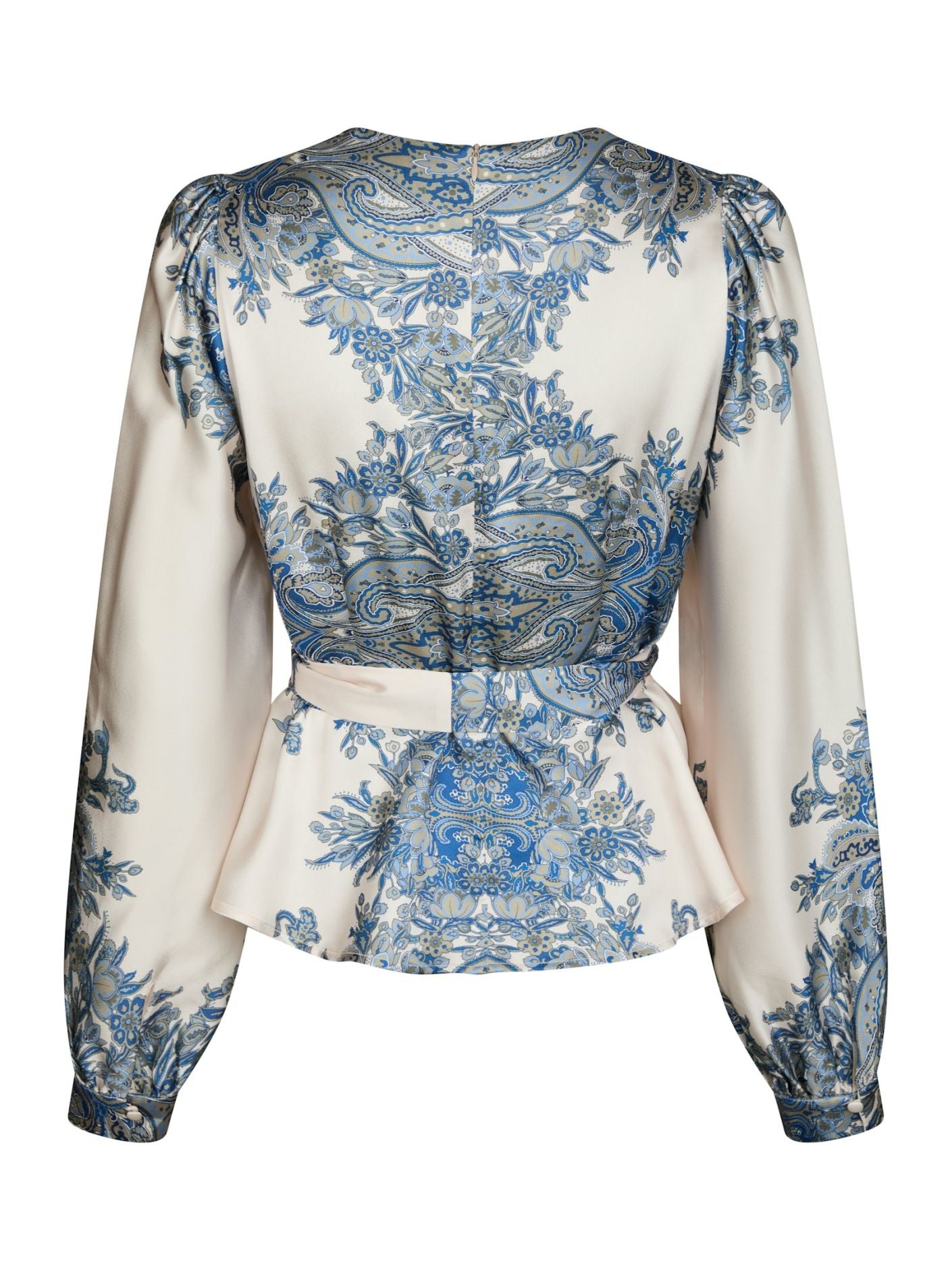 RISTA PAISLEY BORDER BLOUSE