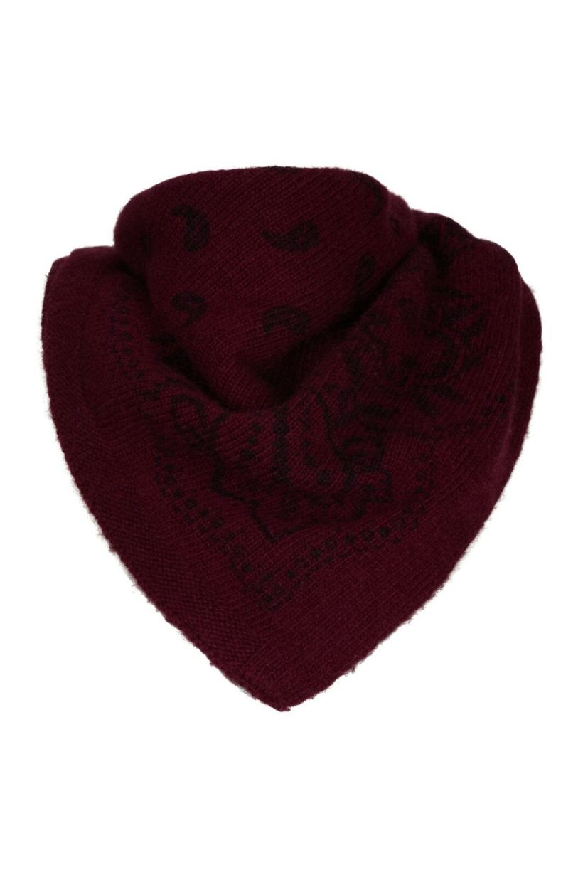 Adelina Paisley Knit Scarf