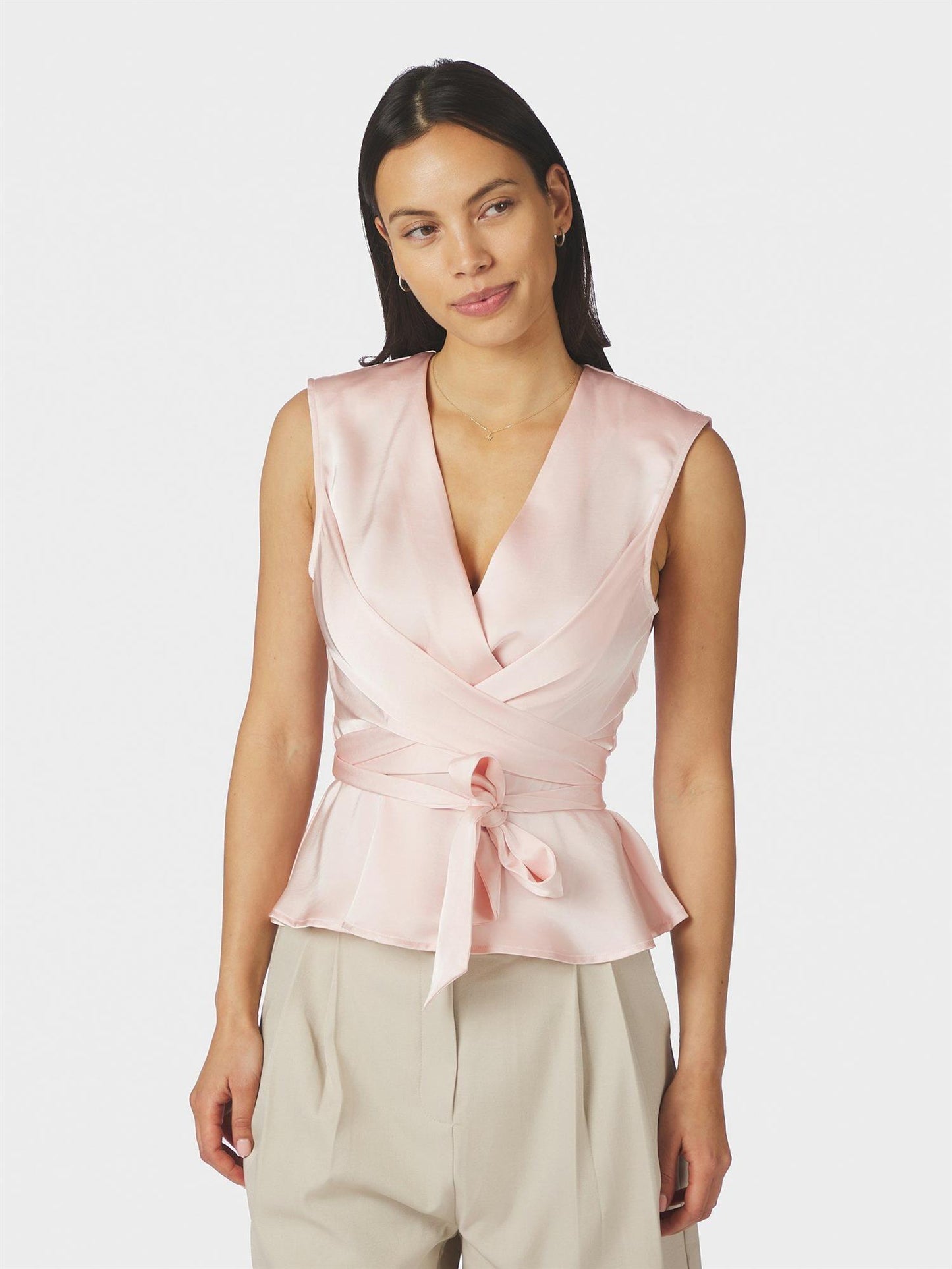 RISETTA HEAVY SATEEN TOP