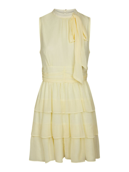 MAY SOLID CHIFFON DRESS
