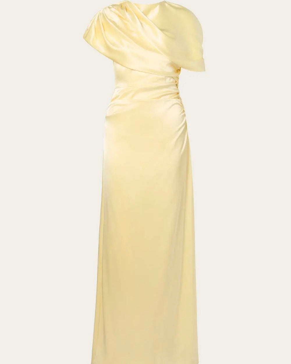 CASSIA DRAPED FITTED MAXIDRESS