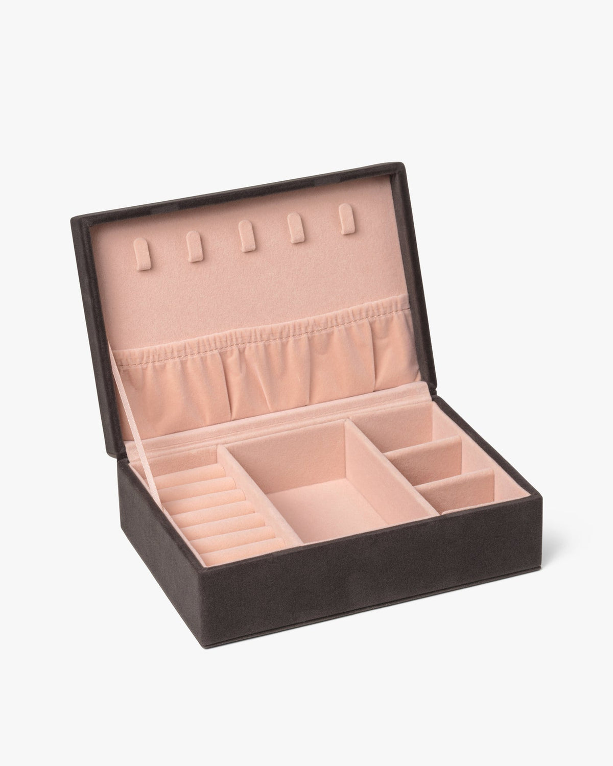 Day Velvet Jewelry Case Medium Obsidian