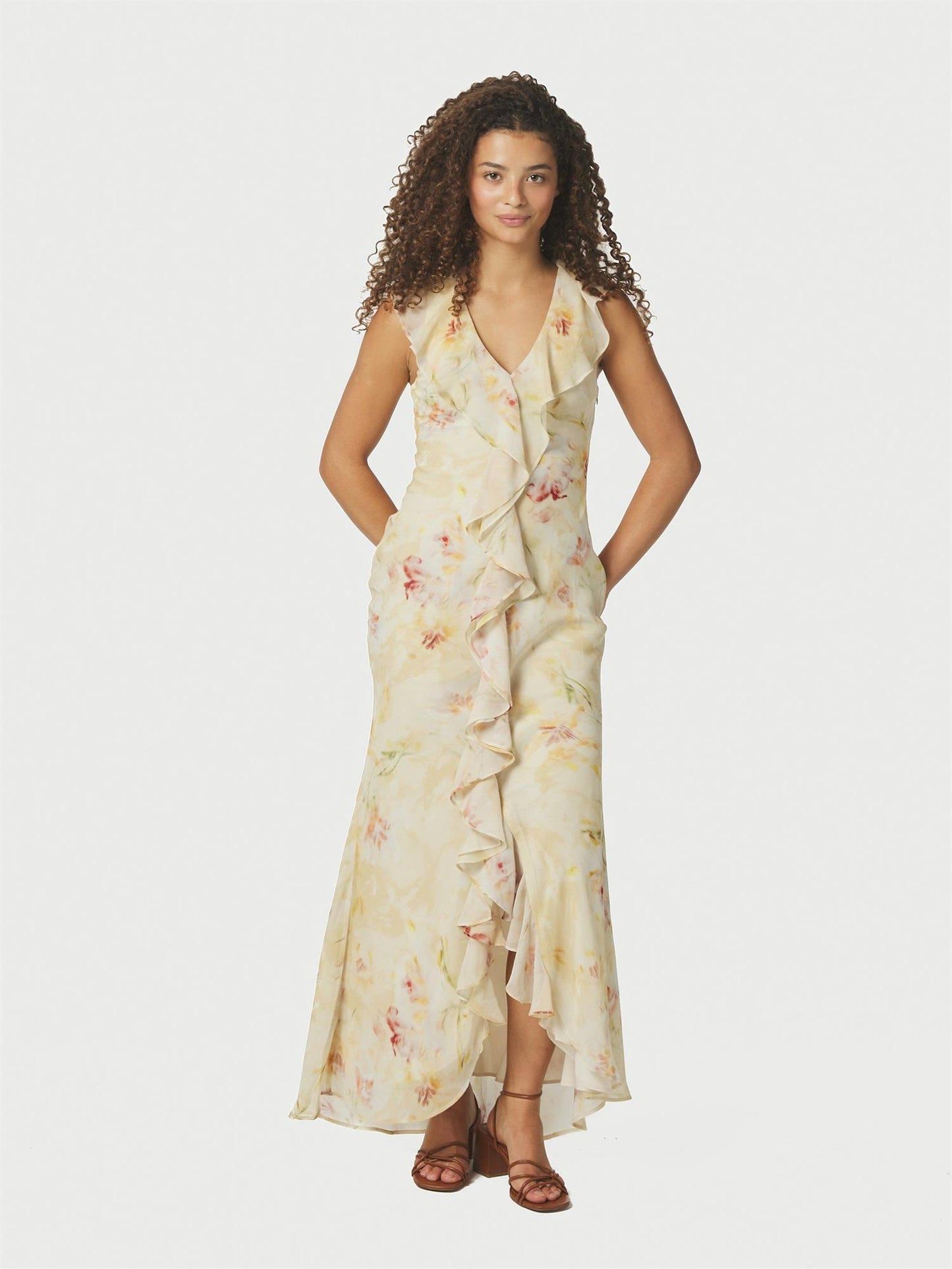 ZELLA CHIFFON PRINT DRESS