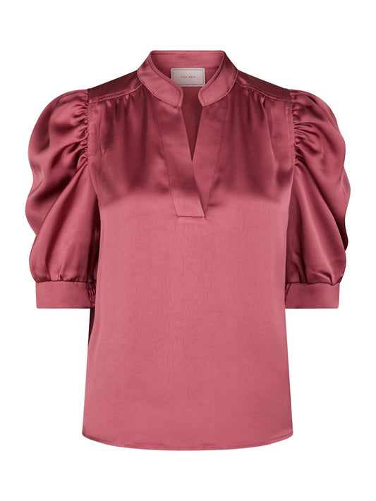 ROELLA HEAVY SATEEN BLOUSE