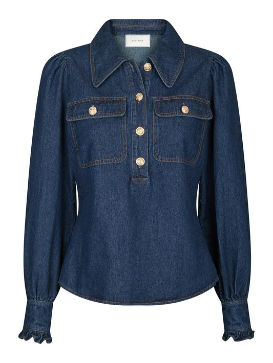 LIO DENIM BLOUSE