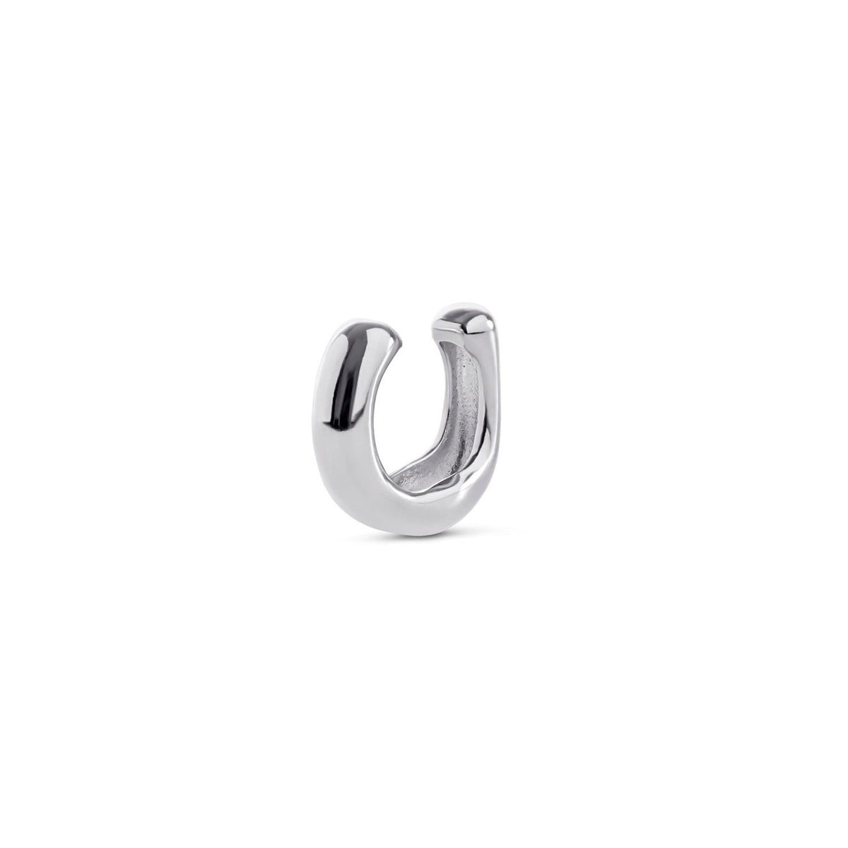 Esmeralda - Sleek Ear Cuff Stainless Steel - Silver