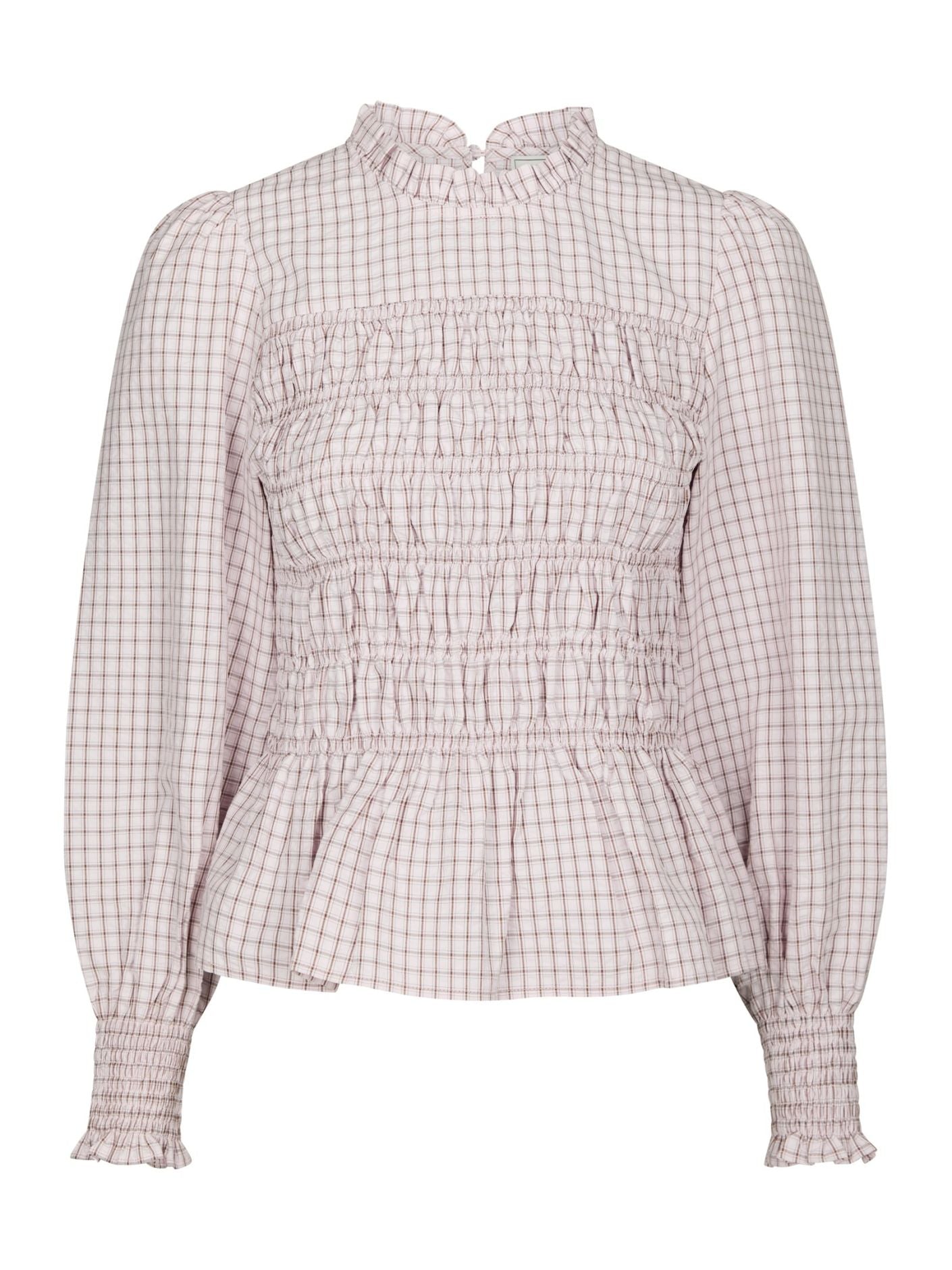 POSSA MINI CHECK BLOUSE