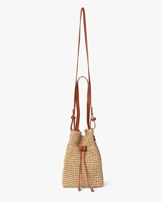 Natural Straw Bucket Håndveske