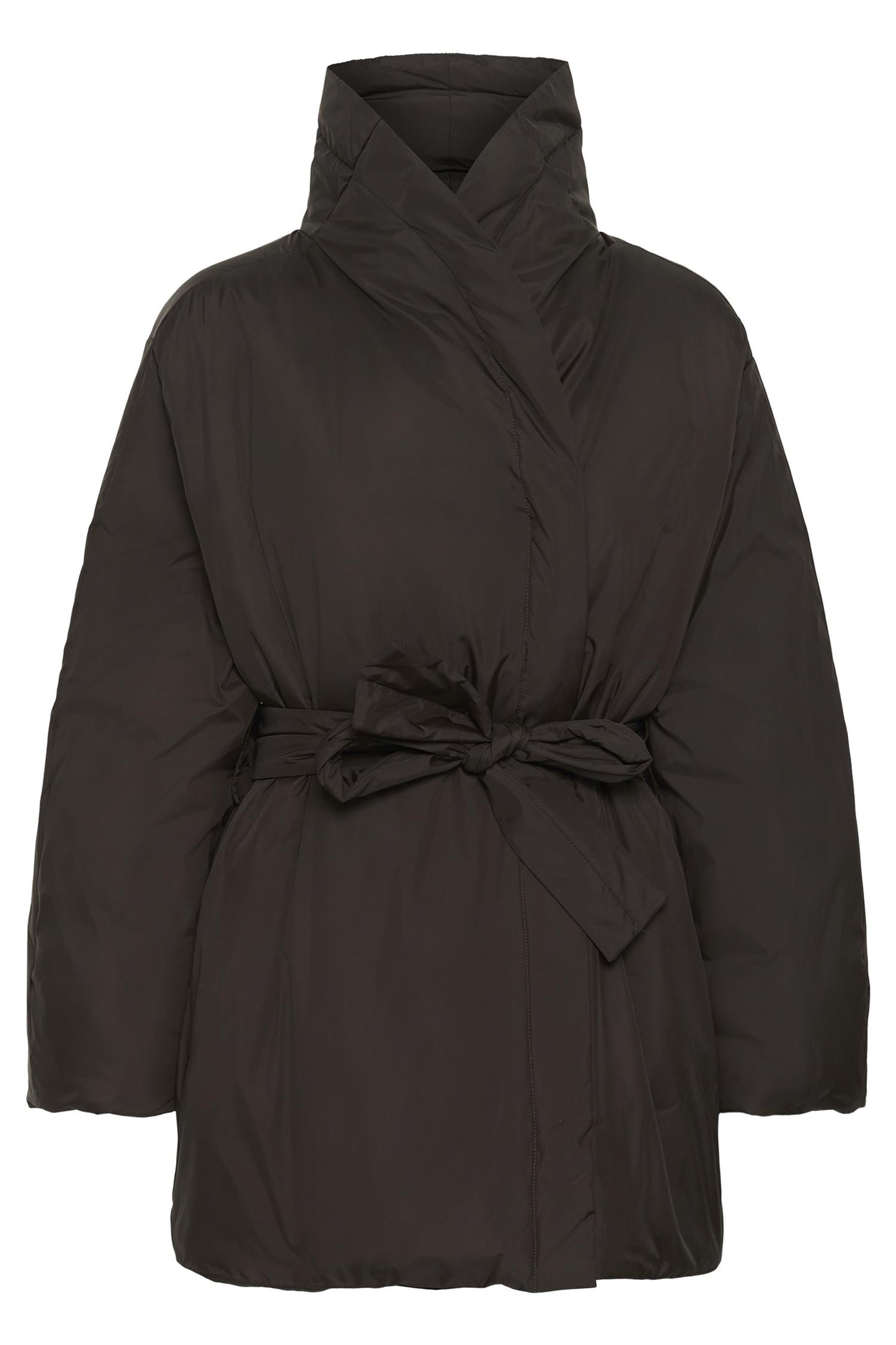 ZINNAHIW SHORT COCOON COAT
