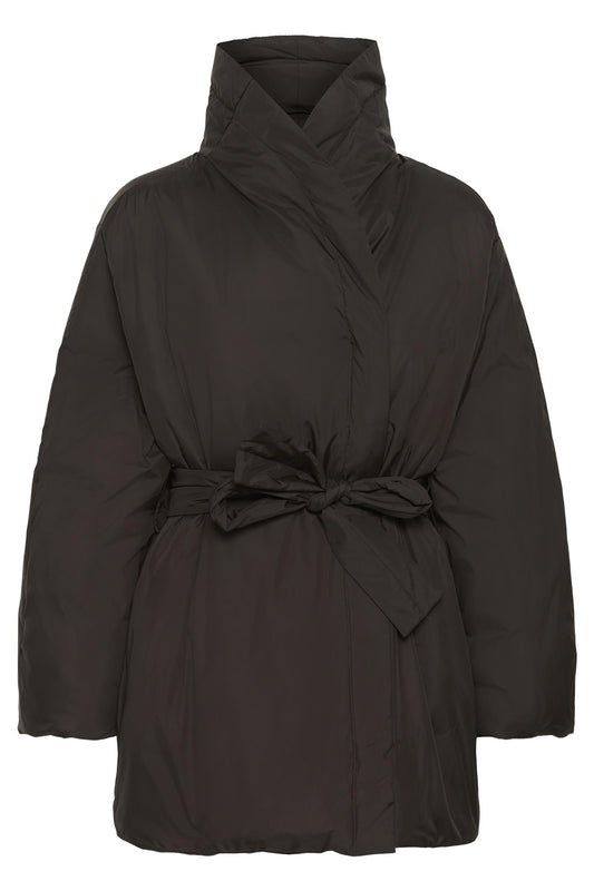 ZINNAHIW SHORT COCOON COAT