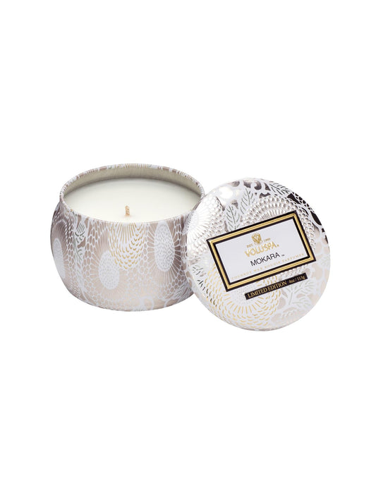 Mini Tin Candle 25tim Mokara Orchid