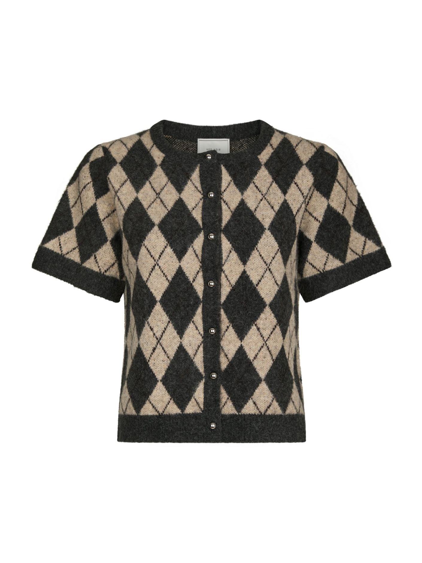 ALLESTAR CHECK KNIT CARDIGAN