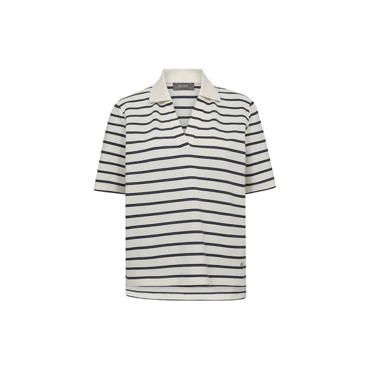 MMMilena SS Stripe Polo Tee