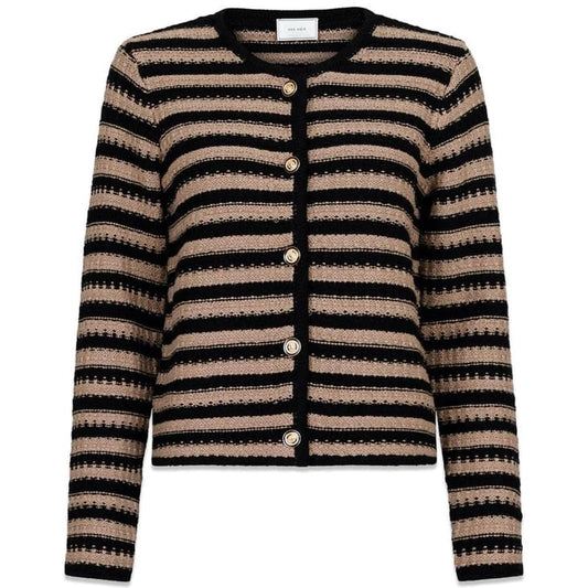 LIMONE STRIPE KNIT JACKET