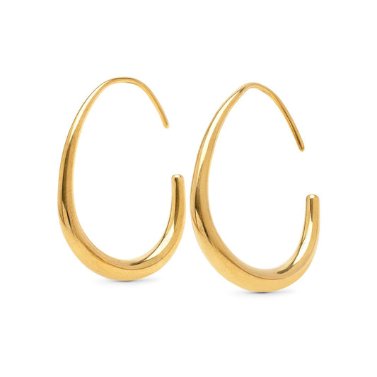 Vilhelmina - Adjustable Hoop Earrings Stainless St