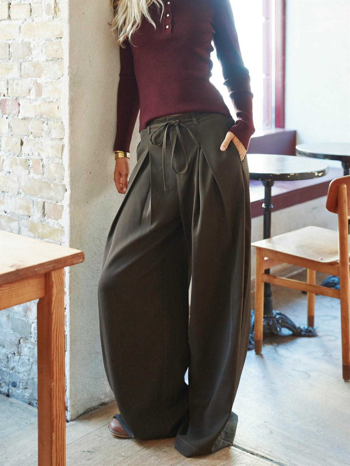 EDDINA WOVEN PANTS