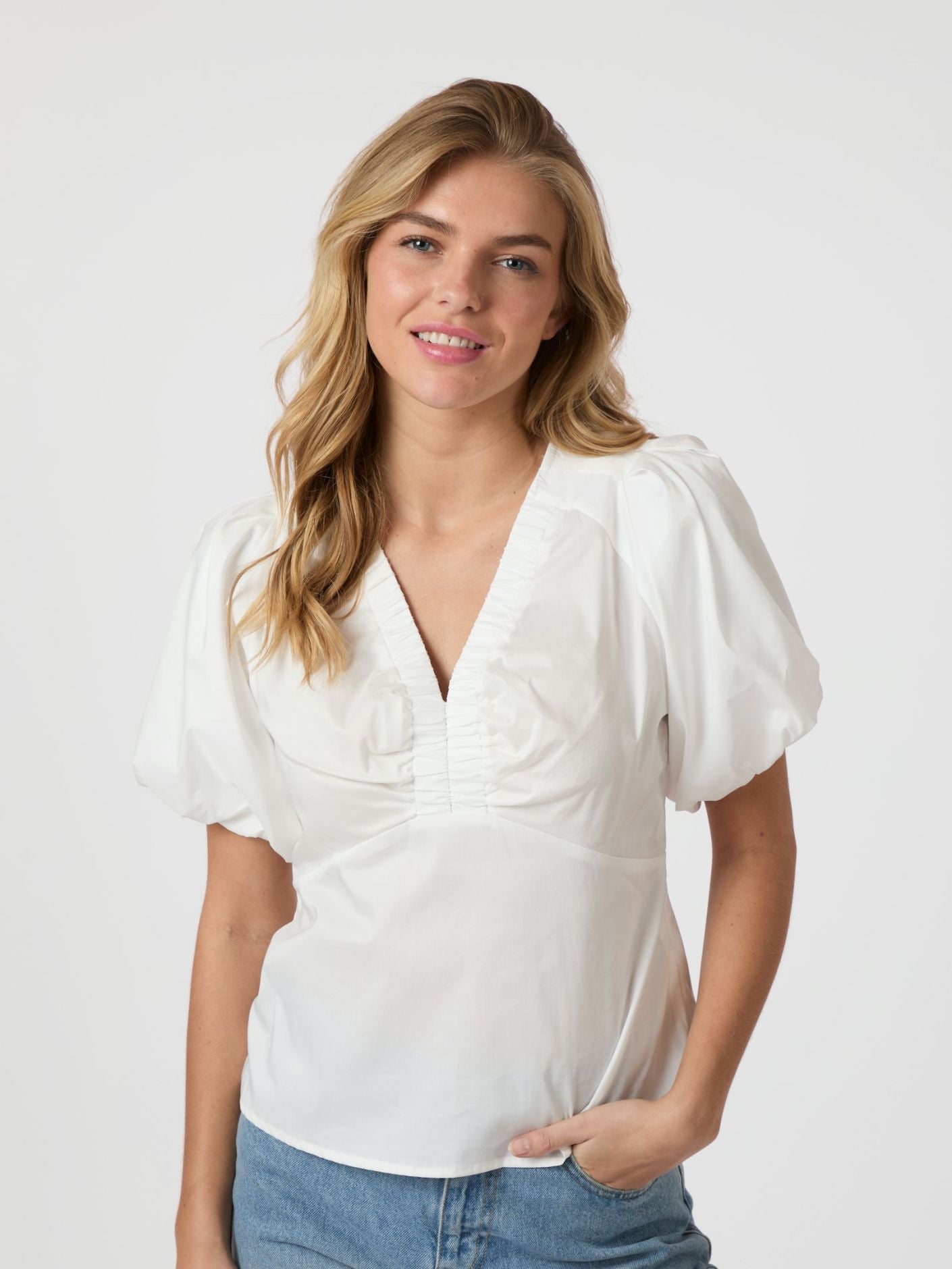 IRINA POPLIN BLOUSE