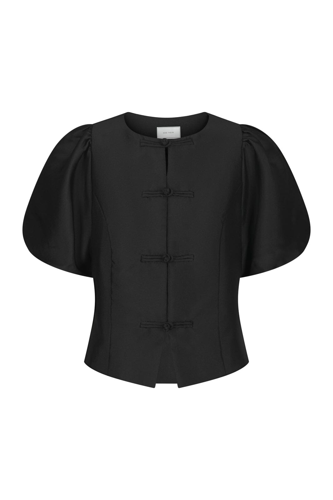 ANELA MANDARIN DULL SATIN BLOUSE