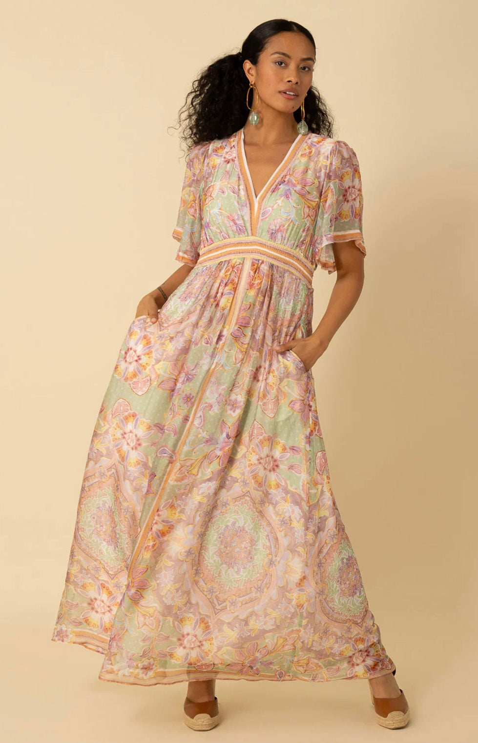 Jaliyah Chiffon Dress Maxi