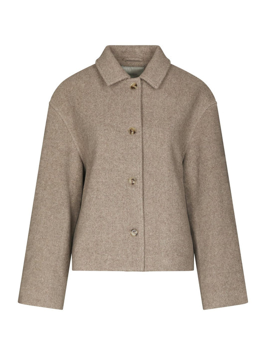 HAMRA HERRINGBONE TWILL JACKET