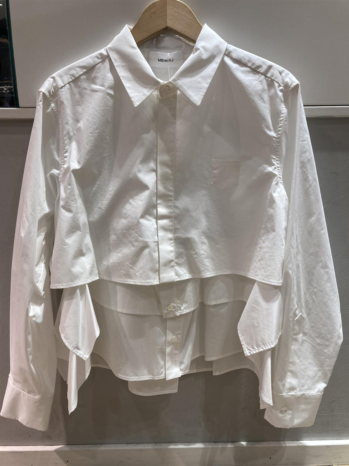 OFF WHITE COTTON SHIRT