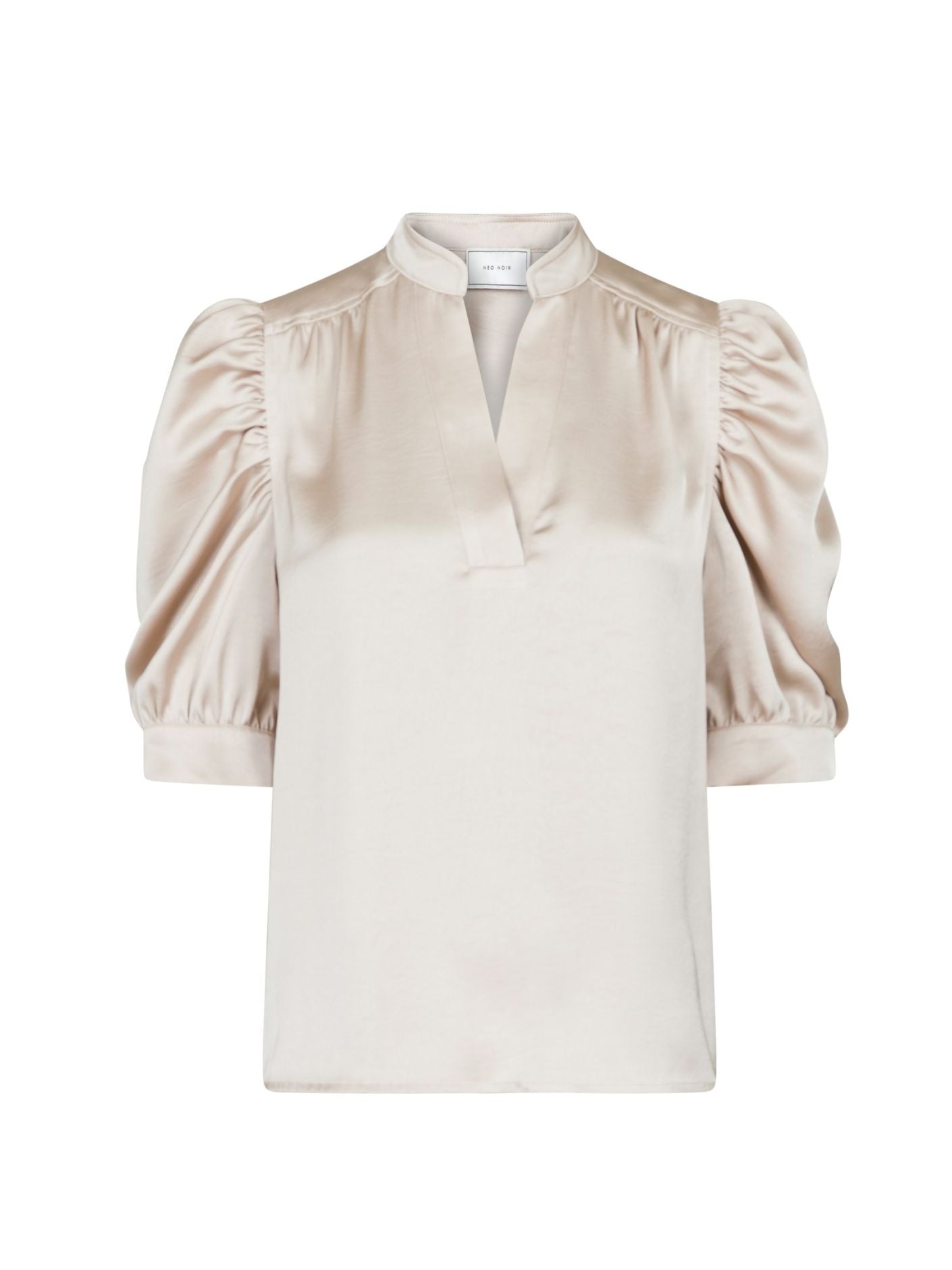 ROELLA HEAVY SATEEN BLOUSE
