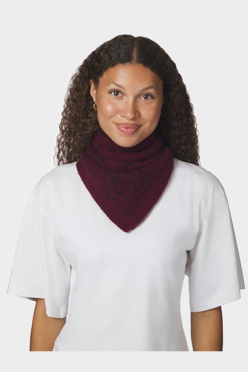 Adelina Paisley Knit Scarf