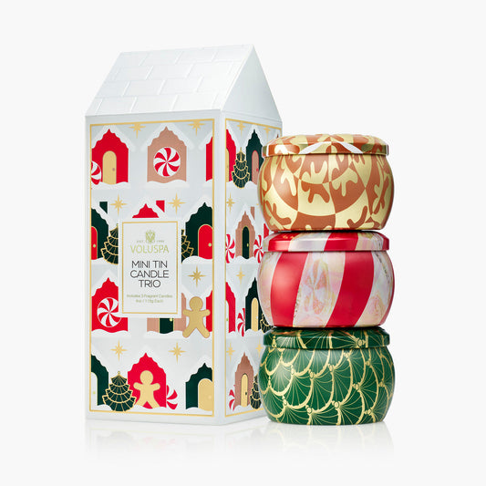HOLIDAY MINI TIN TRIO