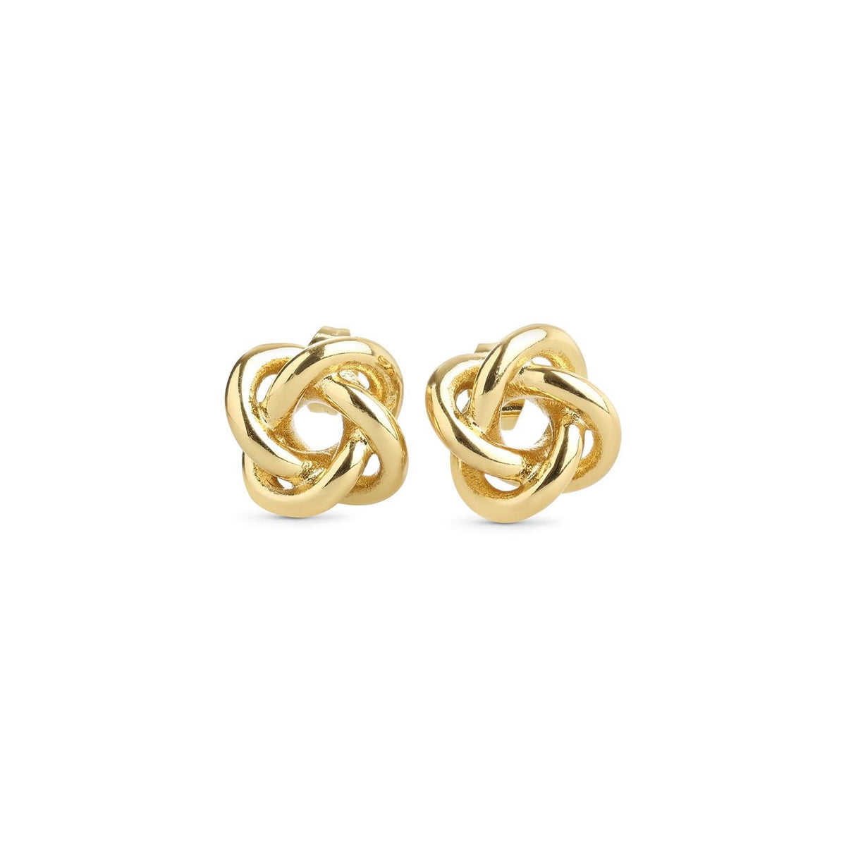 Karla - Knot Stud Earrings Stainless Steel - Gold