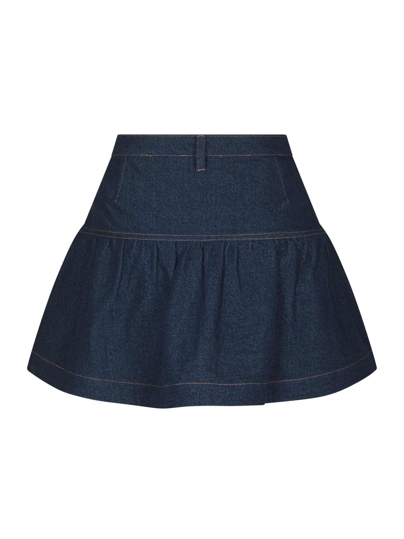 TRIPA DENIM FRILL SKIRT