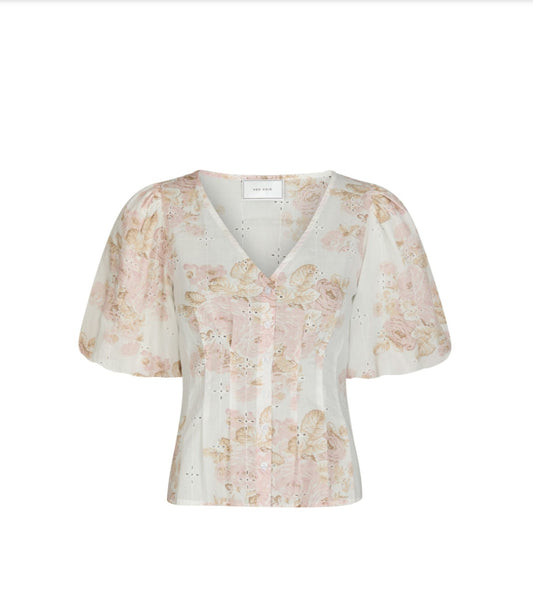 TIMRA EMB ROSE BLOUSE