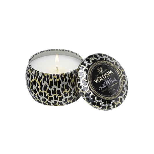 Mini Tin Candle Crisp Champagne