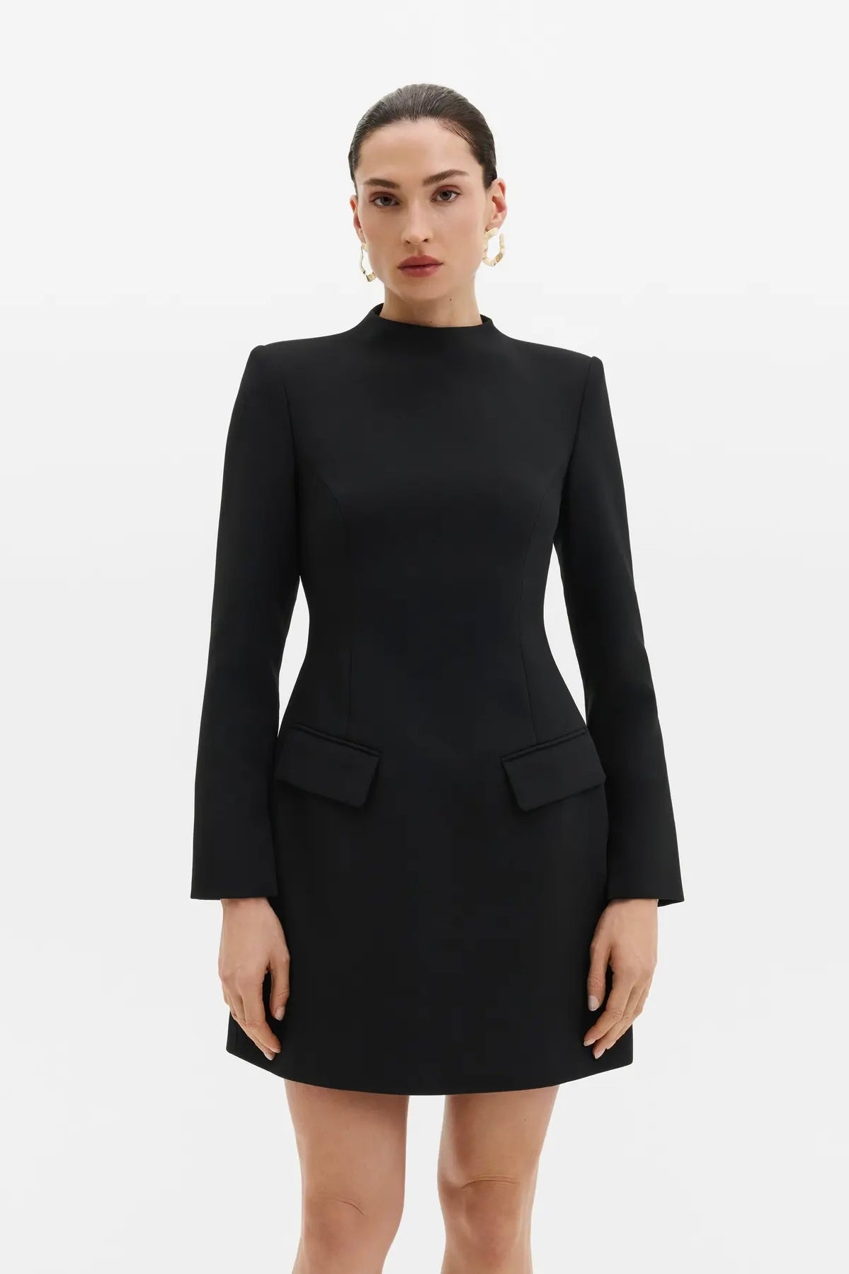 Leanna High Neck Mini Dress