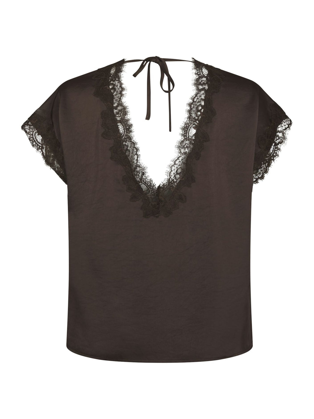 BENERA HEAVY SATEEN LACE BLOUSE
