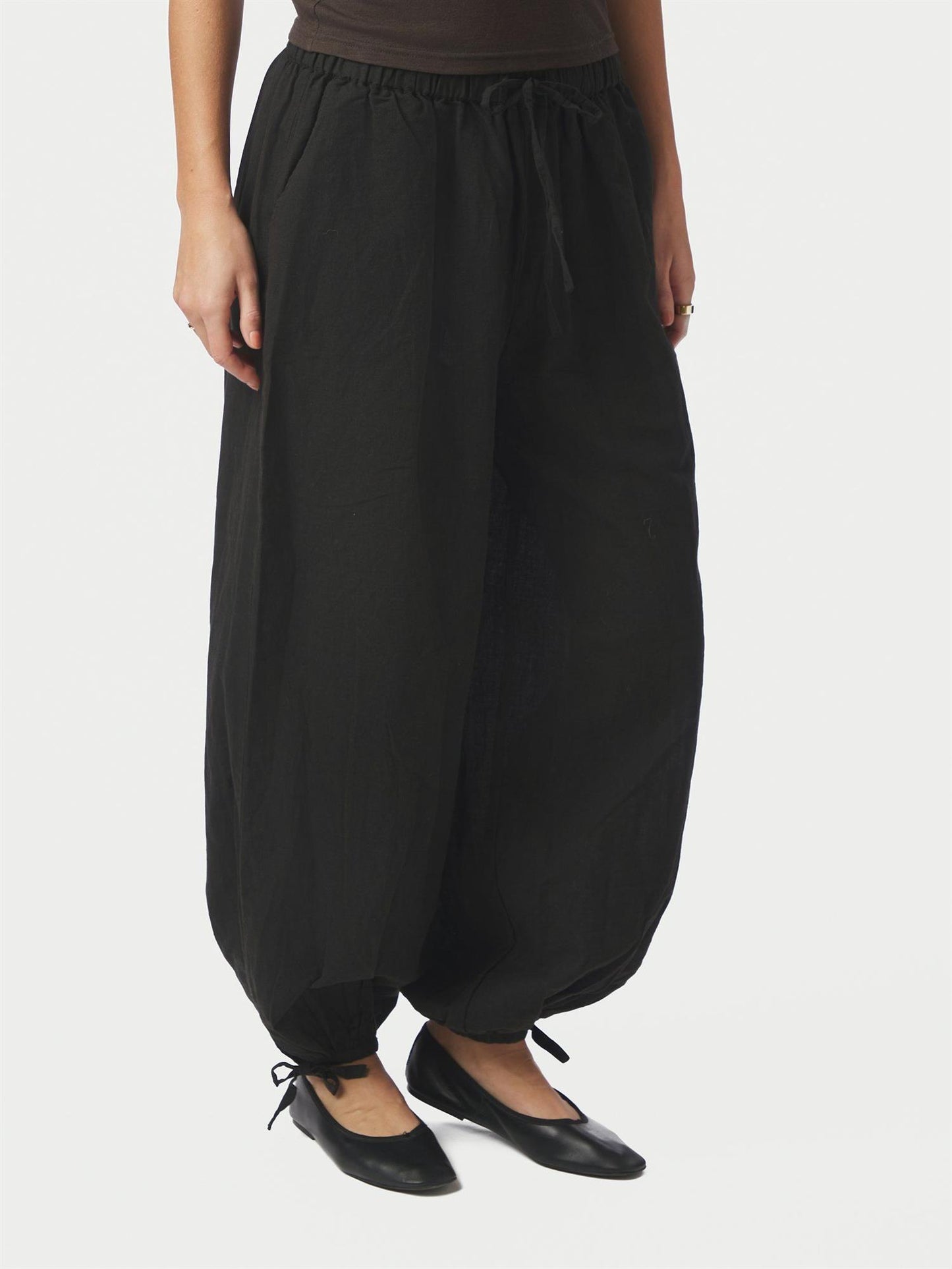 ROXANE BALLOON LINEN PANTS