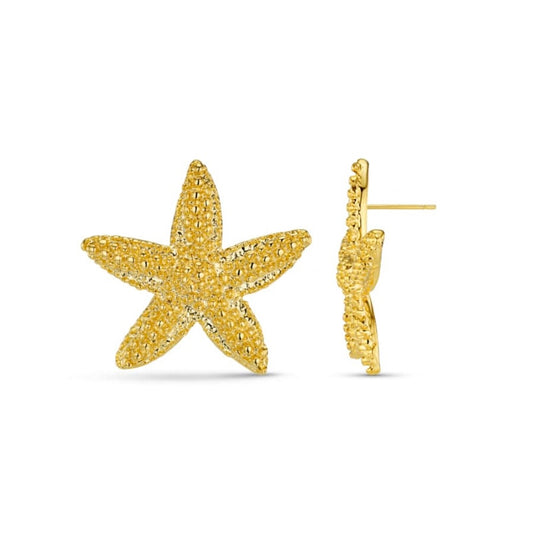 Orelia Textured Starfish Stud