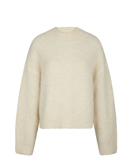 PAULINA FLUFFY KNIT BLOUSE