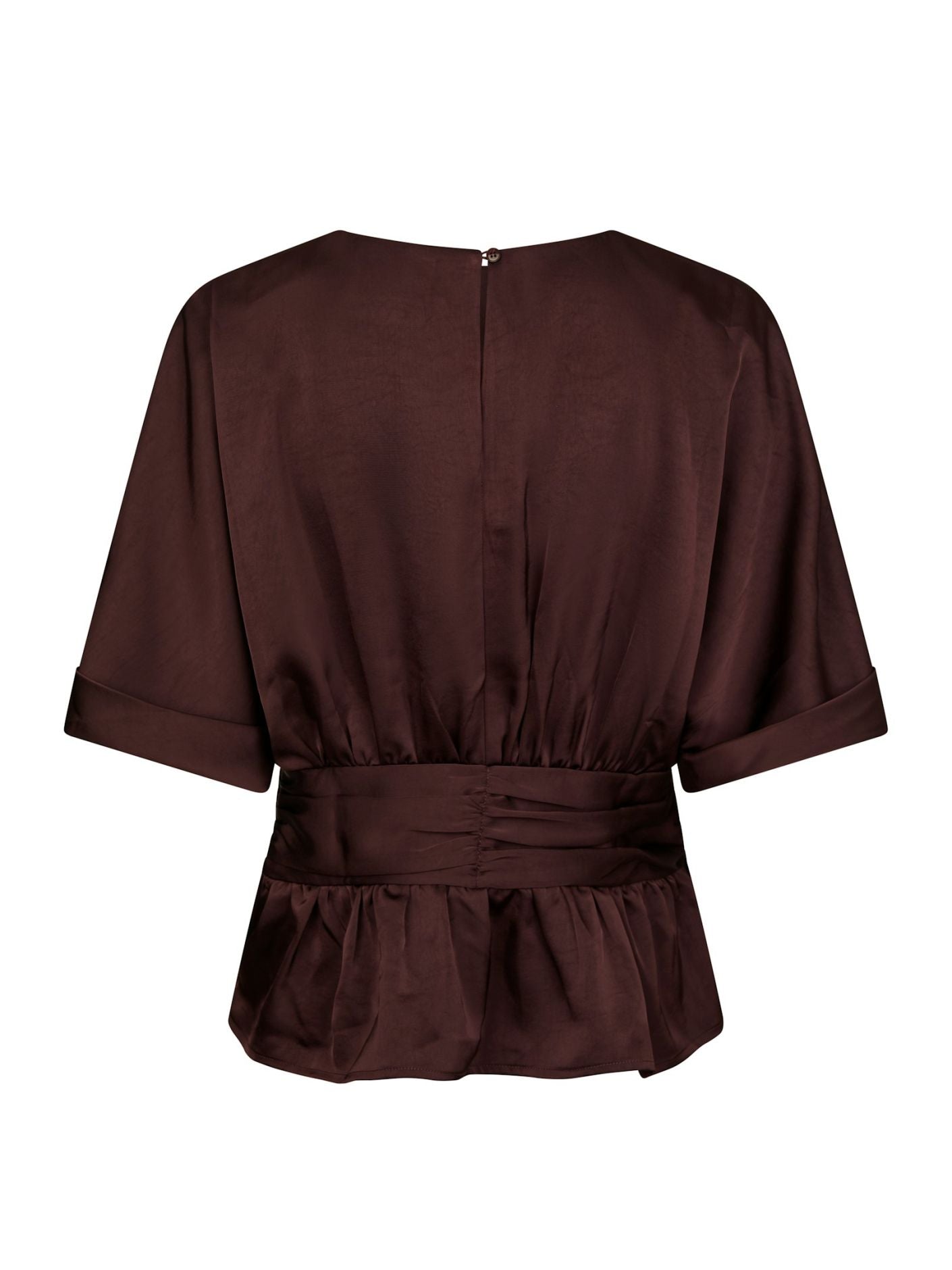 ANNEGRET HEAVY SATEEN BLOUSE