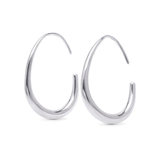 Vilhelmina - Adjustable Hoop Earrings Stainless St